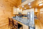 Fully Equipped Kitchen & Bar with Granite Countertops